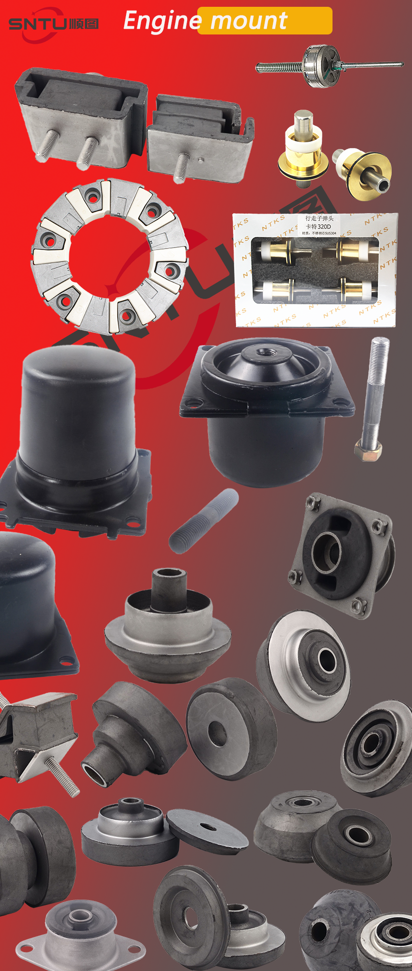 Bán buôn phụ tùng máy xúc Sau thị trường Nhà máy Trung Quốc Hỗ trợ Nhà máy lắp đệm động cơ E308 CHO CATERPILLAR